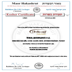 Kosher Certificate 